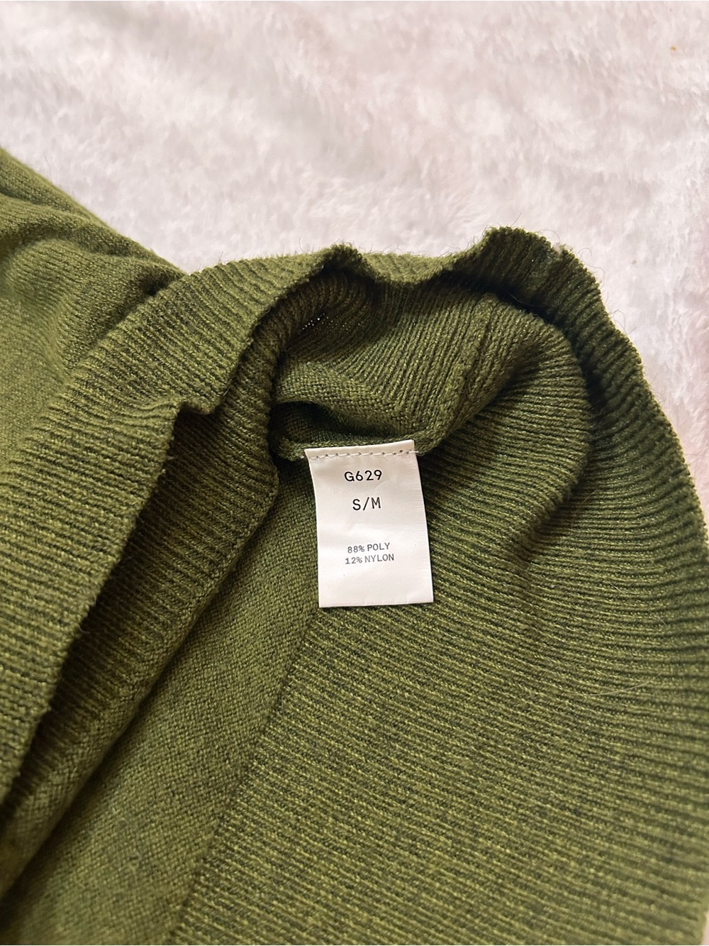 Kerisma Olive Green Turtleneck Sweater Euc — image 3 of 4
